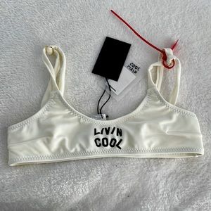 Livin cool bathing suit top white. Have Medium and XS available
